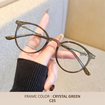 Eggry Eyewear Kacamata Anti Radiasi Minus Lensa Anti Blueray Photocromic Material TR 90 Metal