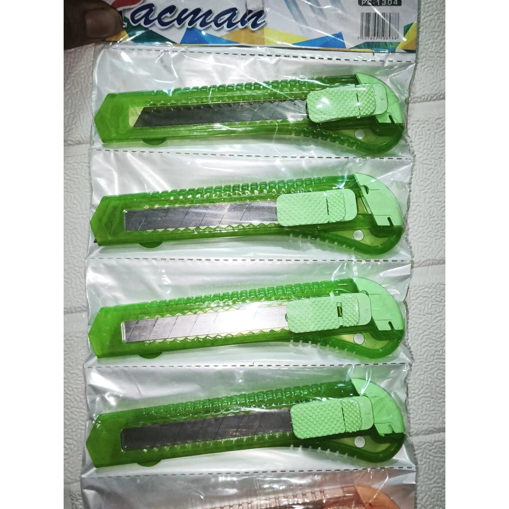 Jual CUTTER | CUTTER BESAR | CUTTER PACMAN HARGA PER 1 PCS | Shopee ...