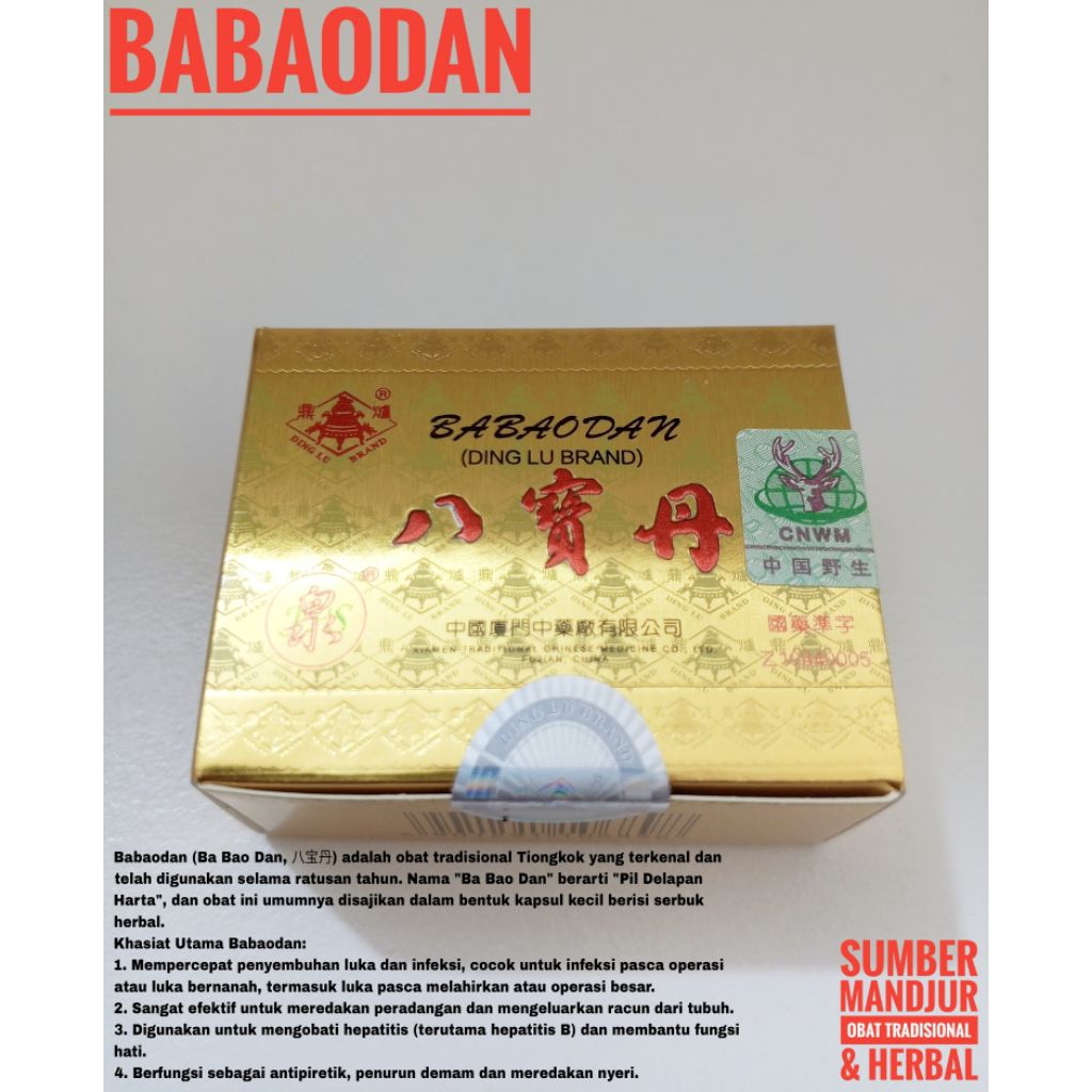 Jual Babaodan Obat Pasca Operasi Demam Infeksi Organ Dalam | Shopee ...