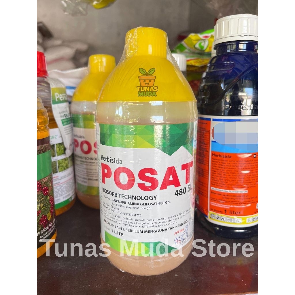 Jual HERBISIDA POSAT 480SL Mengendalikan gula rumput sampai akar 1 ...