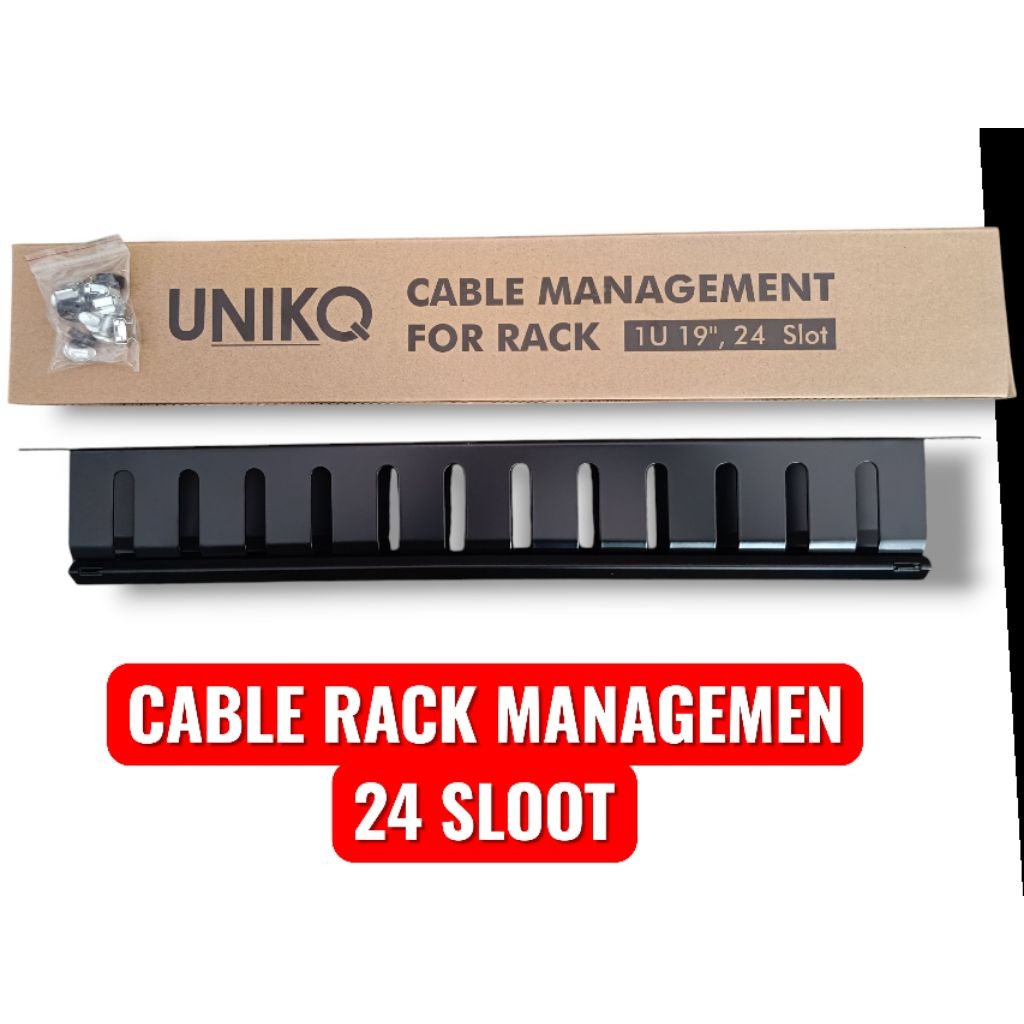 Jual CABLE RACK MANAGEMEN 24 SLOOT | Shopee Indonesia