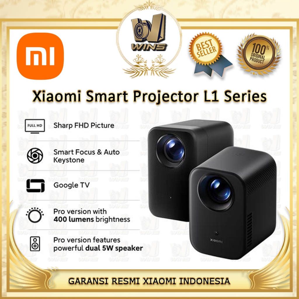 Jual Xiaomi Smart Projector L1 Series | Sharp FHD Picture | Smart Focus ...