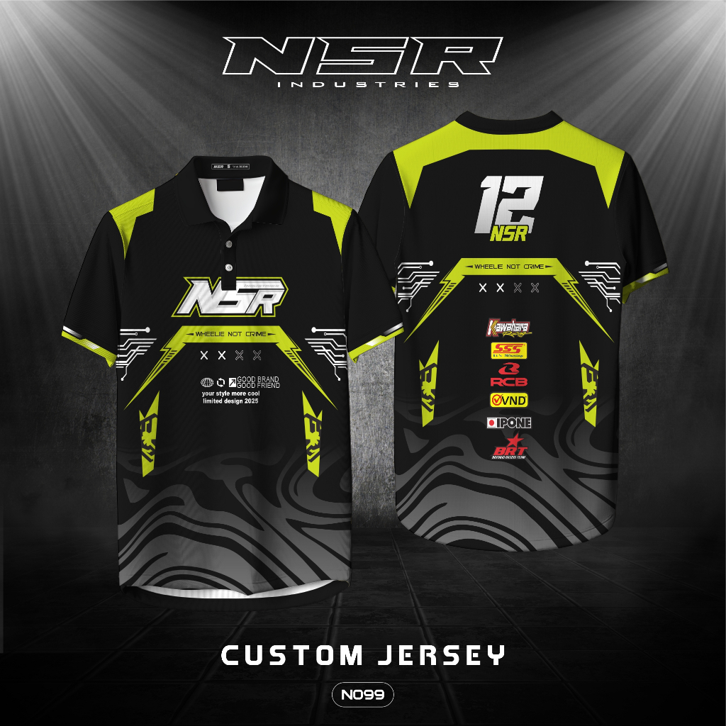 Jual JERSEY RACING, JERSEY PRINTING, JERSEY CUSTOM BISA UBAH NAMA DAN ...