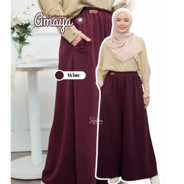 SYALNA Celana Kulot Jumbo Oversize Wanita Muslimah Cullotes
