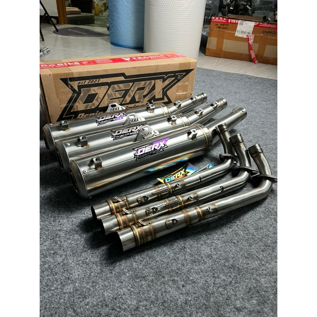 Jual Knalpot standar racing DERX PROJECT full stainless jupiter ,vega ...