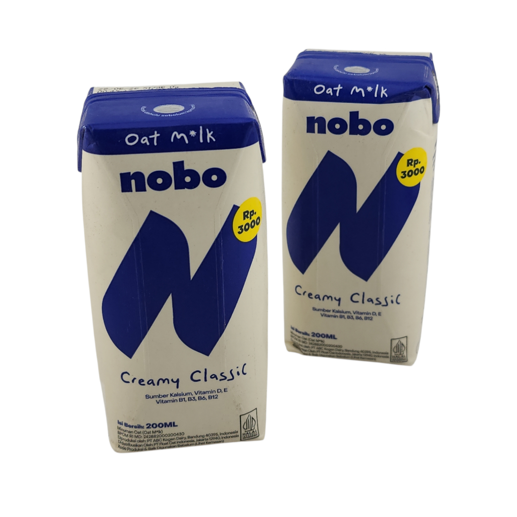 Jual Nobo Oat milk Creamy - Netto 200ml | Shopee Indonesia