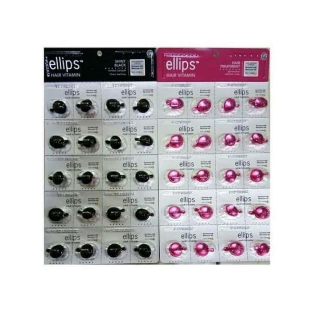 Jual Ellips Hair Vitamin Rambut isi 20 butir | Shopee Indonesia