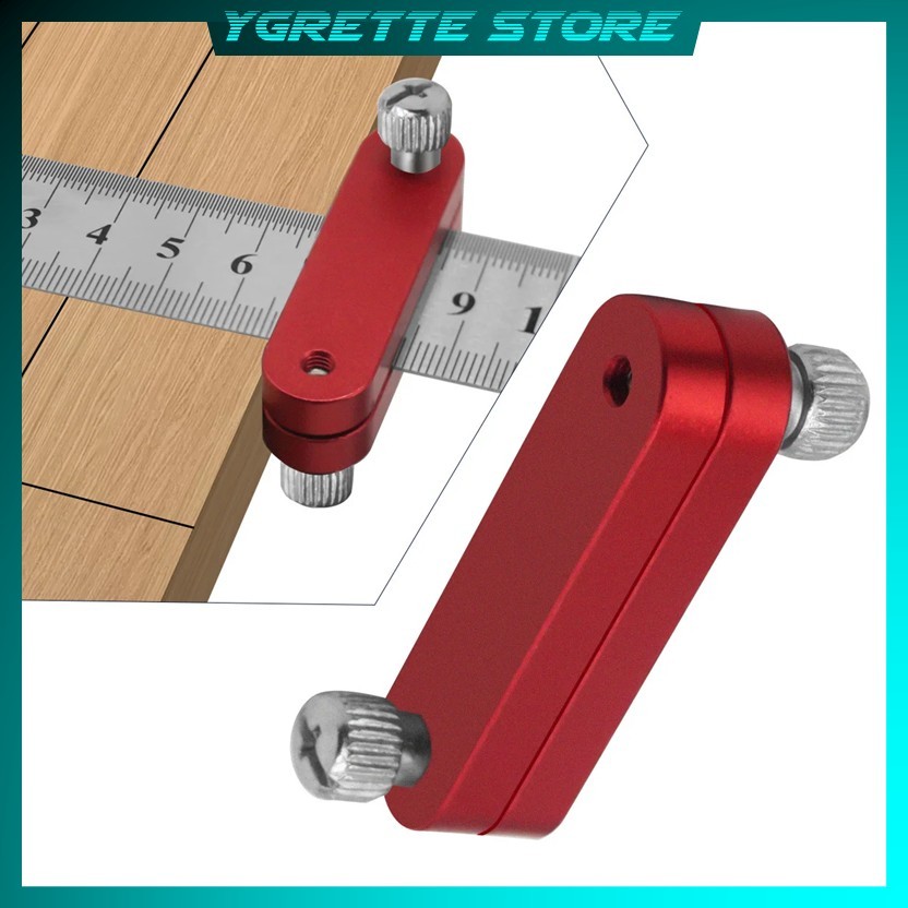 Jual YGRETTE - JIGHOLE Ruler Positioning Block Aluminium Pembatas ...