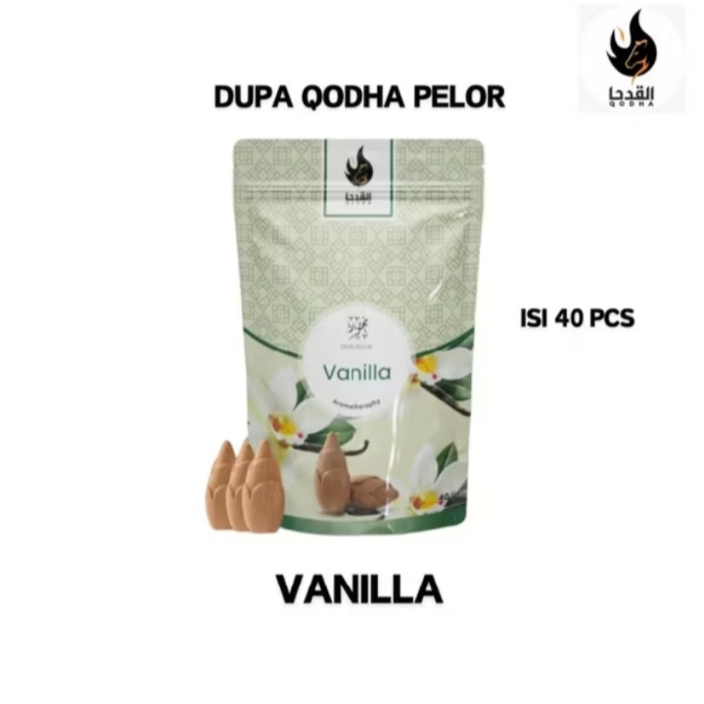 Jual Bukhur Dupa kerucut pelor QODHA Vanila kemasan isi 40 pcs Asap ...