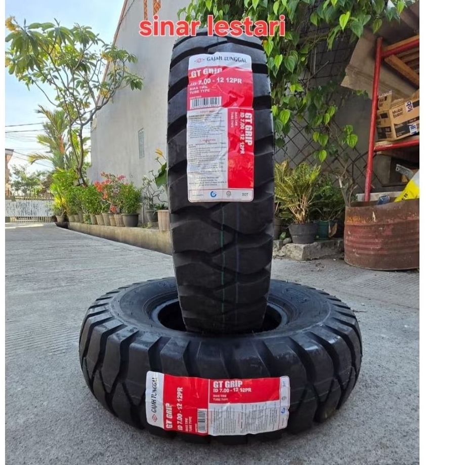 Jual Ban Forklift GT Grip 7.00 R12 12PR Grip Industrial ban Forklift ...