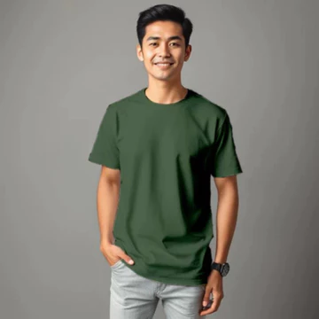 Kaos Polos Premium Pria Wanita – Baju Atasan Oblong Lengan Pendek Unisex