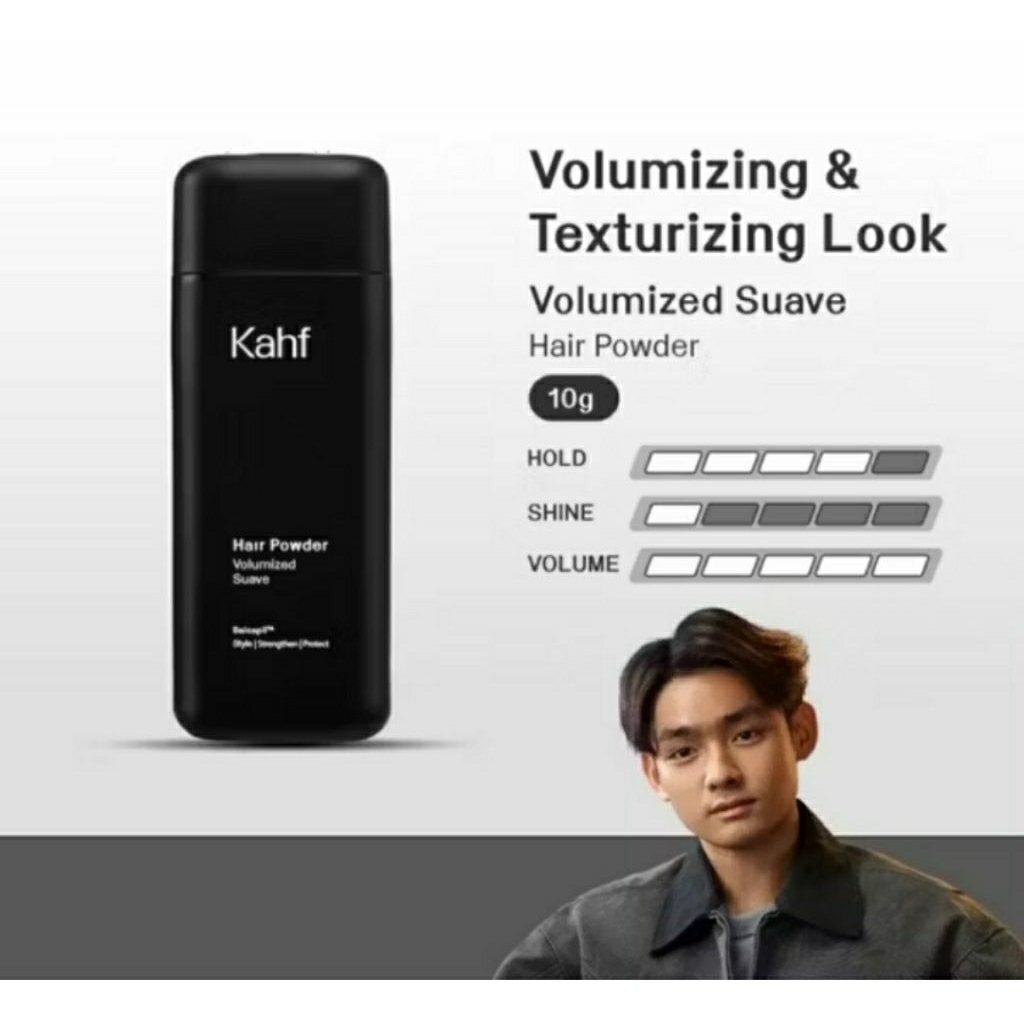 Jual Kahf Volumized Suave Hair Powder 10 g Style Gaya Rambut Pria Cowok ...