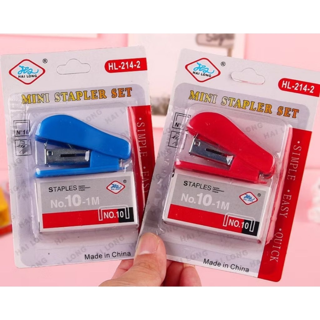 Jual STAPLER MINI/ STEPLES MINI/ CEKLEK/ CEKLEKAN FREE ISIANNYA ...