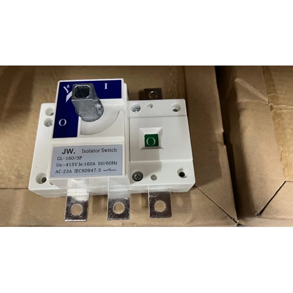LBS Load Break Switch 160A 160 A 3P 3Pole On Off 1 0 Panel Isolator - foto 2