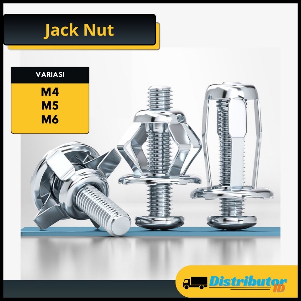 Jual Jack Nut Rivet Plate Metal Mur Baut Sekrup Fisher, Rivet Nut ...