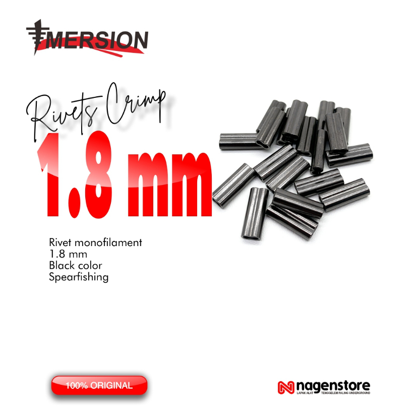 Jual Crimp Speargun Crimp Rivets Imersion Rivet Line Crimping 1.8 MM ...