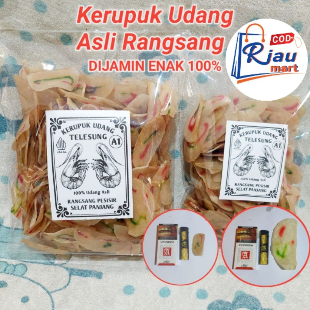 Jual Kerupuk Udang Asli Rangsang Pesisir 250g | Shopee Indonesia