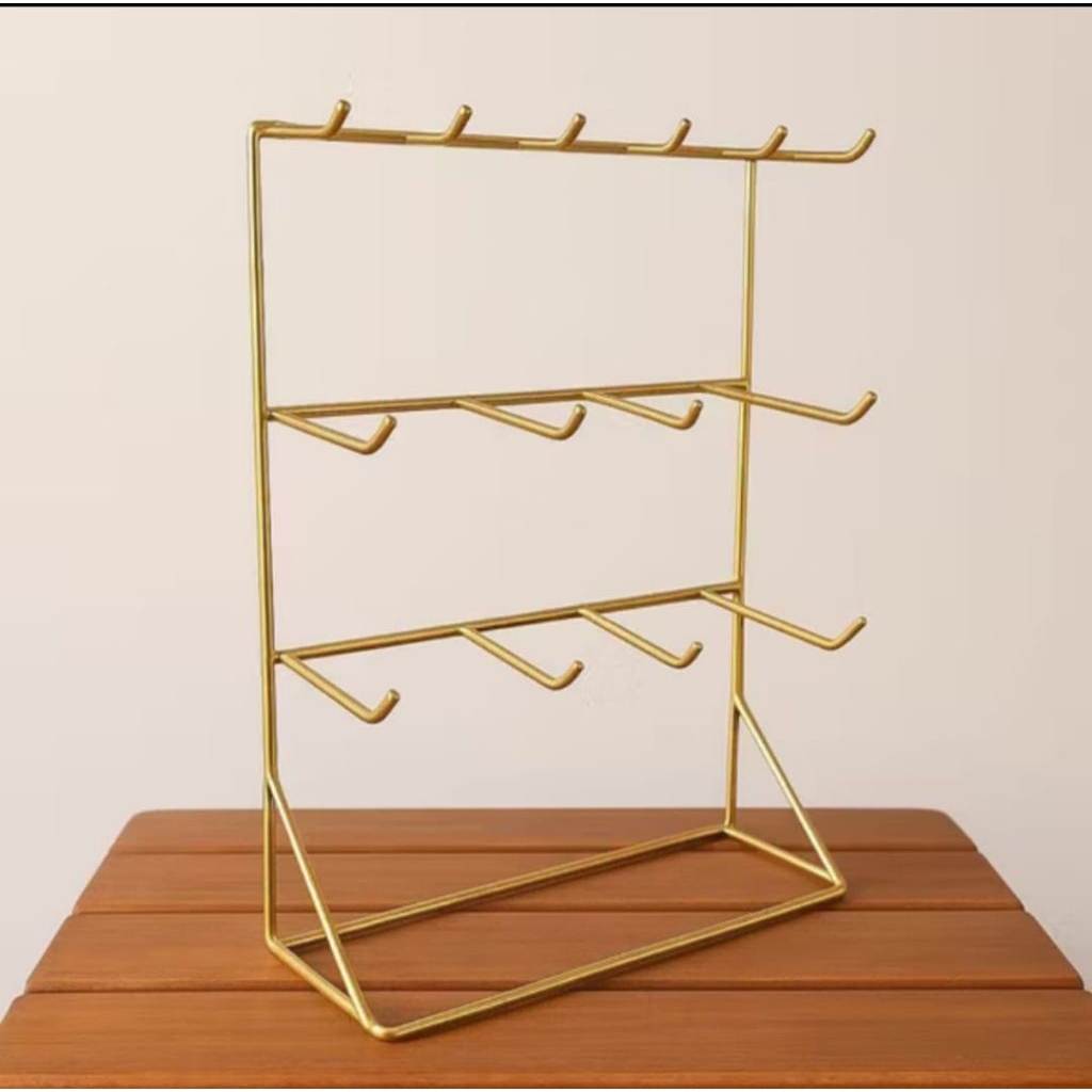 Jual Rak Display Aksesoris serbaguna/Rak gantungan kunci kalung gelang ...