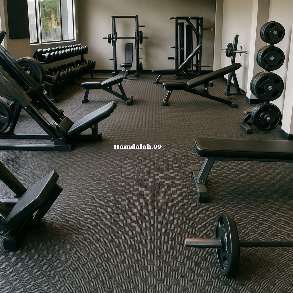 MATRAS OLAHRAGA | KARPET GYM | MATRAS YOGA /ALAS FITNES UKURAN PERLEMBAR 240x140 FULL TANPA SAMBUNGAN