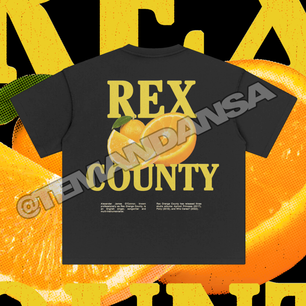 Rex Orange County ロンドンポップアップ限定Tシャツ Rex Orange County ロンドンポップアップ限定Tシャツ 英国ロック