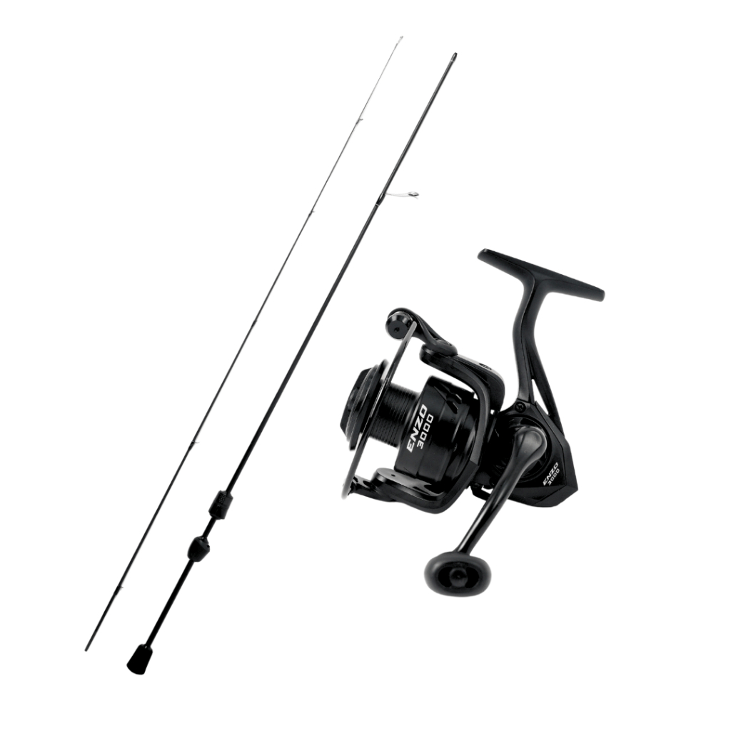 [SET PANCING SEA AND KINGS JORAN SKULL DAN REEL ENZO] JORAN PANCING ULTRALIGHT SEA AND KINGS SKULL CARBON SOLID 180CM 7 RING FUJI 2-6LBS WARNA HITAM LURE WT 2-8GR DAN REEL SEA AND KINGS ENZO METAL POWER HANDLE WATER RESISTANT ONEWAY 4+1 BB MAX DRAG 21KG
