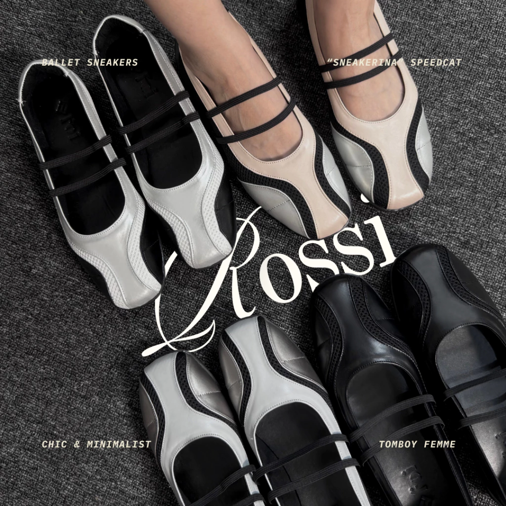 FOI ROSSI Sneakers Wanita Flat Heels Slip On