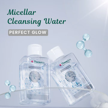 Theraskin BPOM Micellar Cleansing Water 100ml Membersihkan Make Up Kotoran Dan Minyak Sesuai