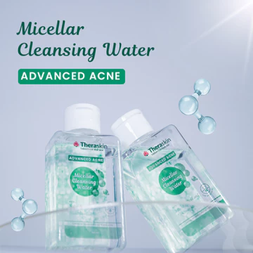 Theraskin BPOM Micellar Cleansing Water 100ml Membersihkan Make Up Kotoran Dan Minyak Sesuai