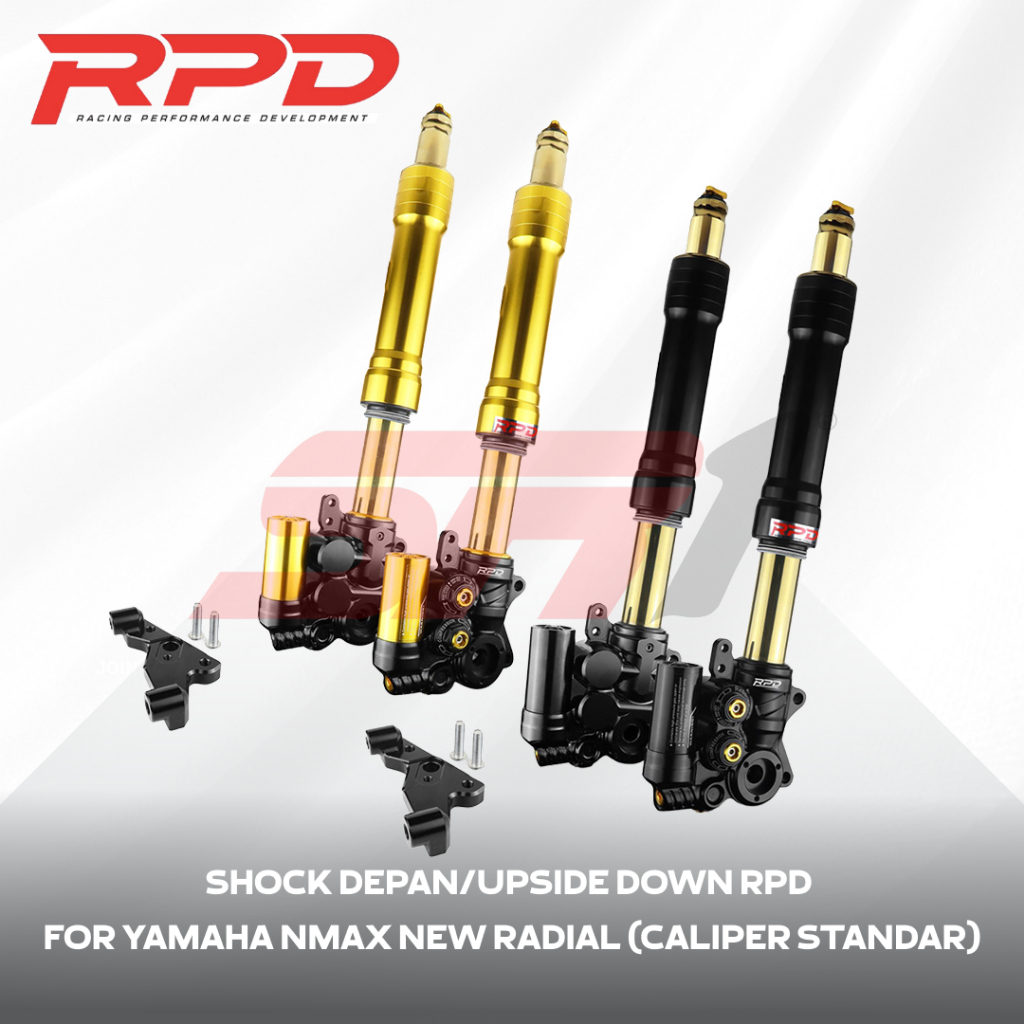 Jual SHOCK DEPAN/UPSIDE DOWN RPD FOR YAMAHA NMAX NEW RADIAL (CALIPER ...