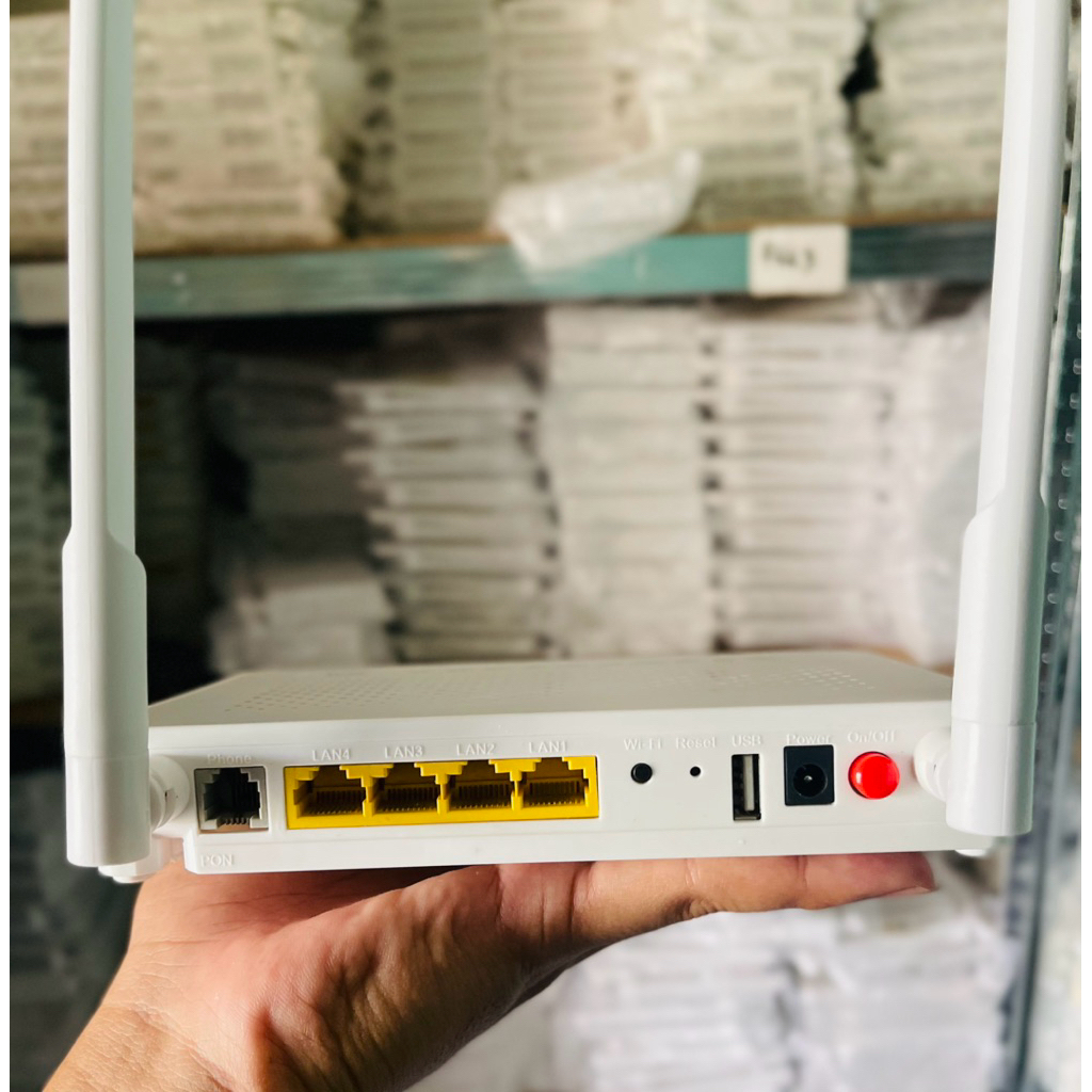 Jual MODEM ZTE F477 V2 EPON PORT BIRU ROUTER BARU | Shopee Indonesia