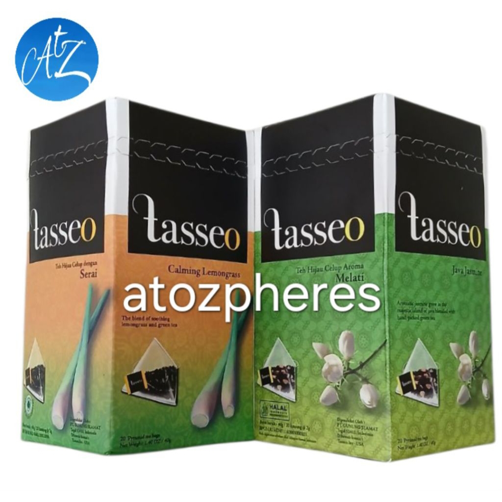 Jual Teh Hijau Celup Aroma Melati / dengan Serai halal MUI tasseo Java ...