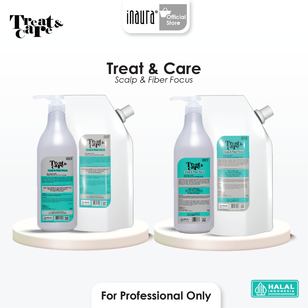 Jual Inaura Treat & Care Series 1000gr (Shampoo, Conditioner) | Shopee ...