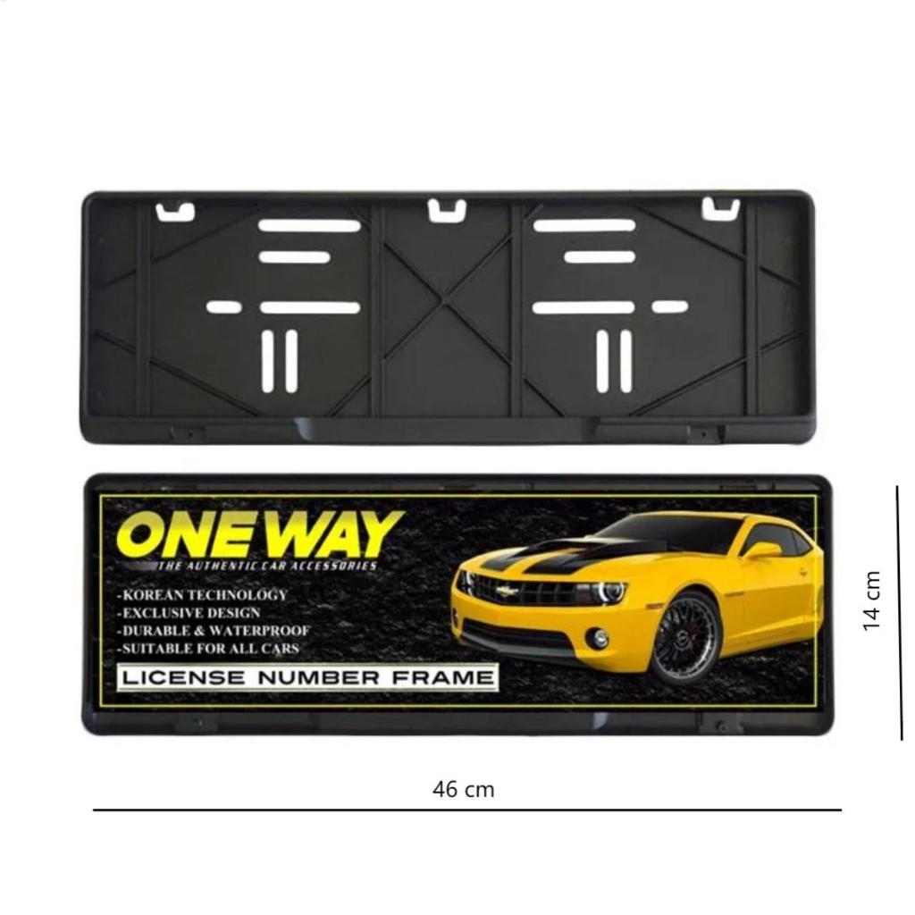 Jual ONE WAY Frame Plat Nomor Mobil (NEW) | Shopee Indonesia