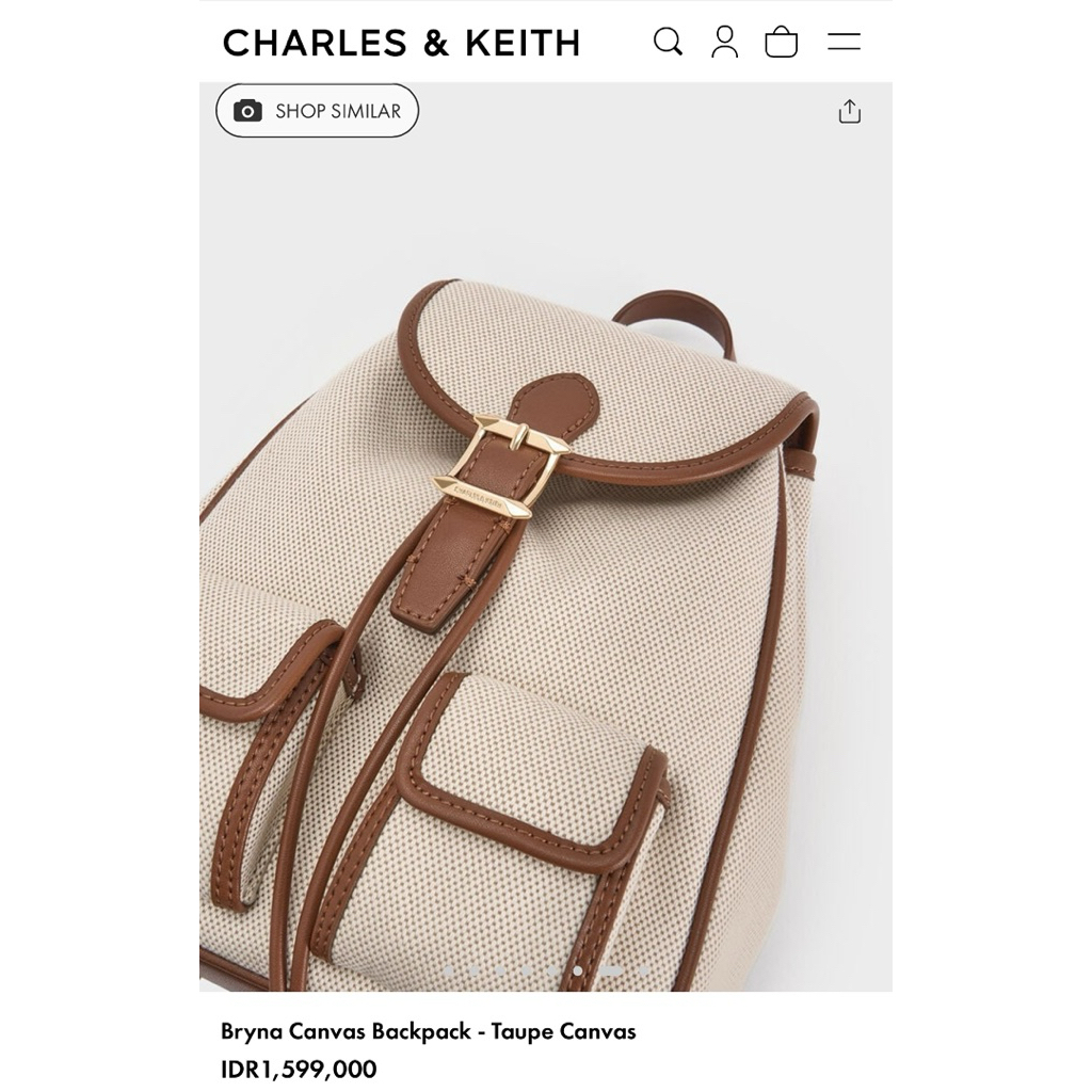 Jual (FUJIDINAR) TAS WANITA ORIGINAL BRANDED-CHARLES & KEITH BRYNA