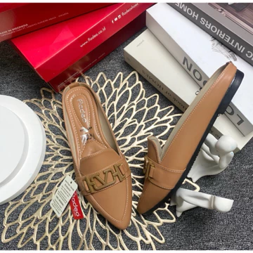Sepatu Kerja Flatshoes Wanita Branded37 41 Hitam