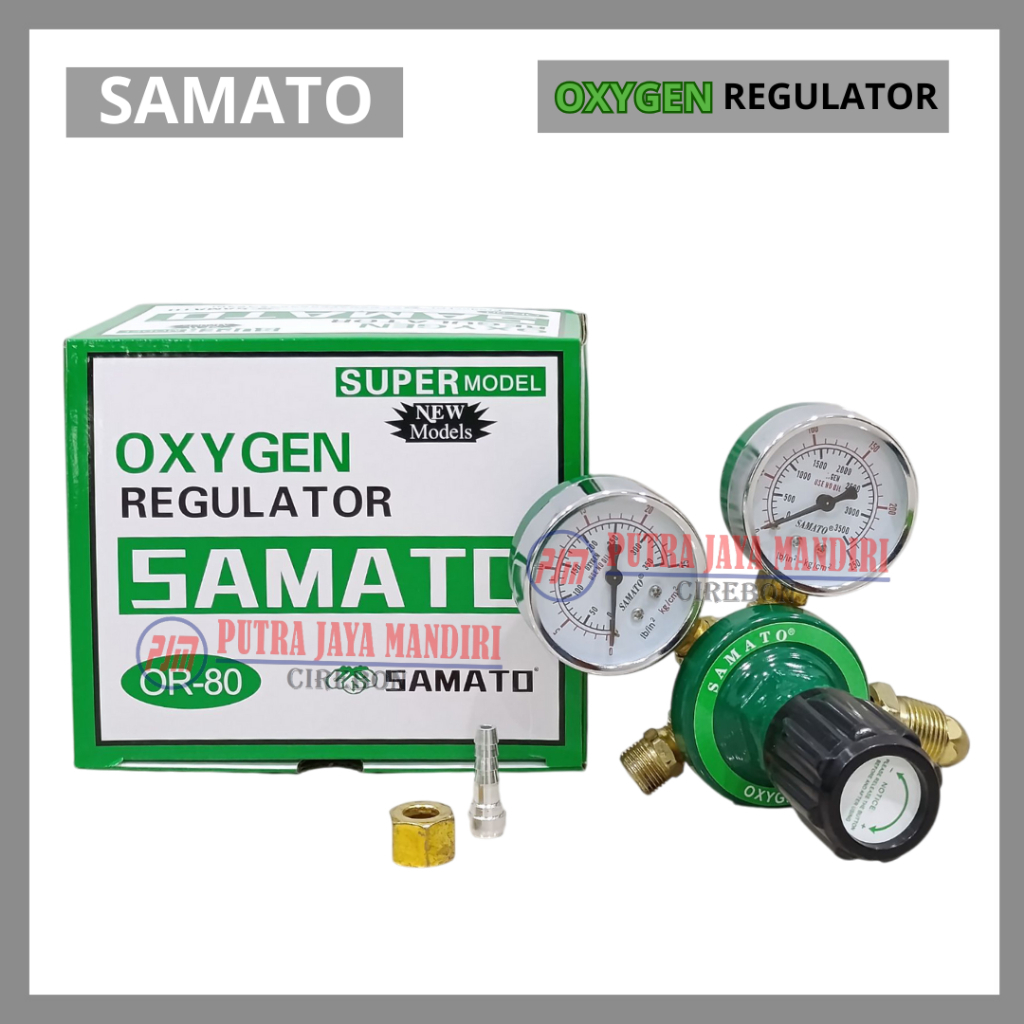 Jual Samato Regulator Oxygen / Regulator Las Oxy Welding Regulator ...