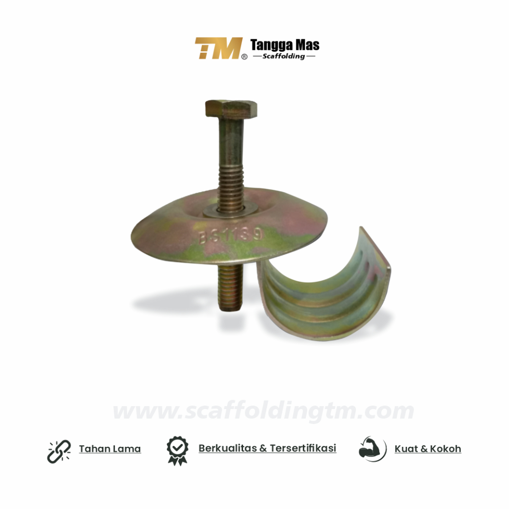 Jual LIMPET CLAMP STANDARD BS UNTUK SCAFFOLDING JENIS PIPA / TUBULAR ...