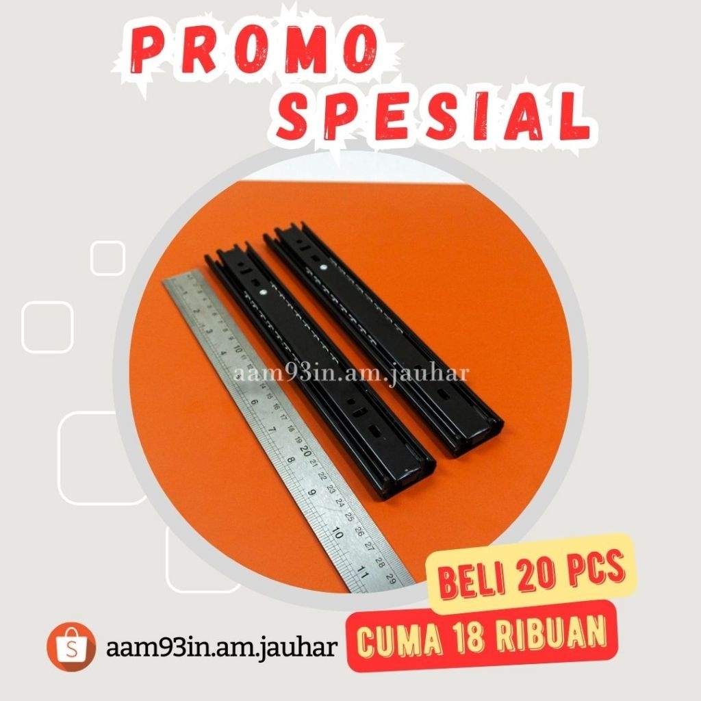Jual Rel Laci Ril Merek HUBEN ORI FE-37 Double Track 25 cm 250 mm Roda ...