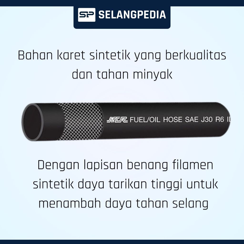 Jual Selang NCR R6 Fuel Oil Hose 3/16” 1/4” 5/16” 3/8” 1/2” 5/8” 3/4” 7 ...