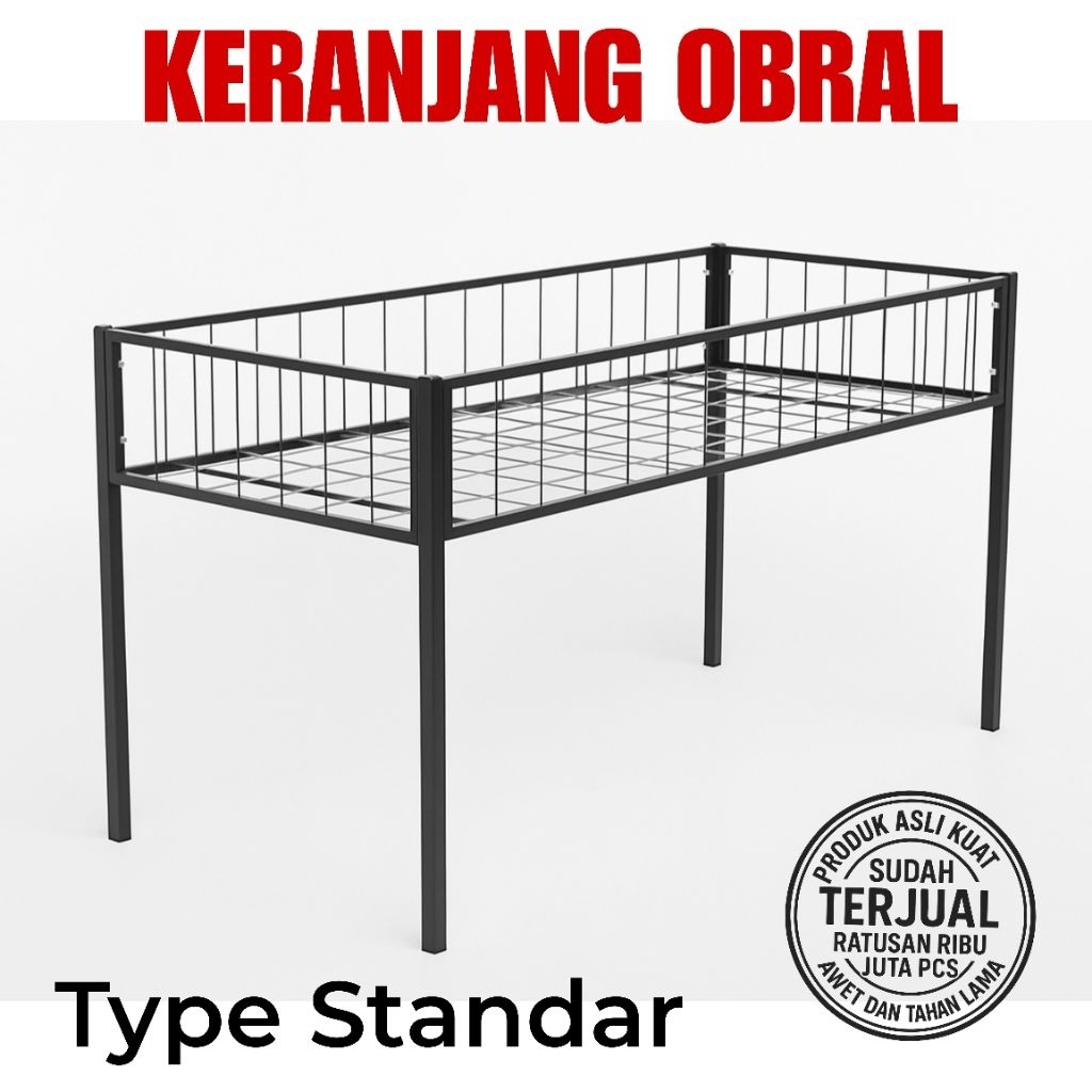 Jual Keranjang Display Obral Box Obral Besi Bongkar Pasang Keranjang ...