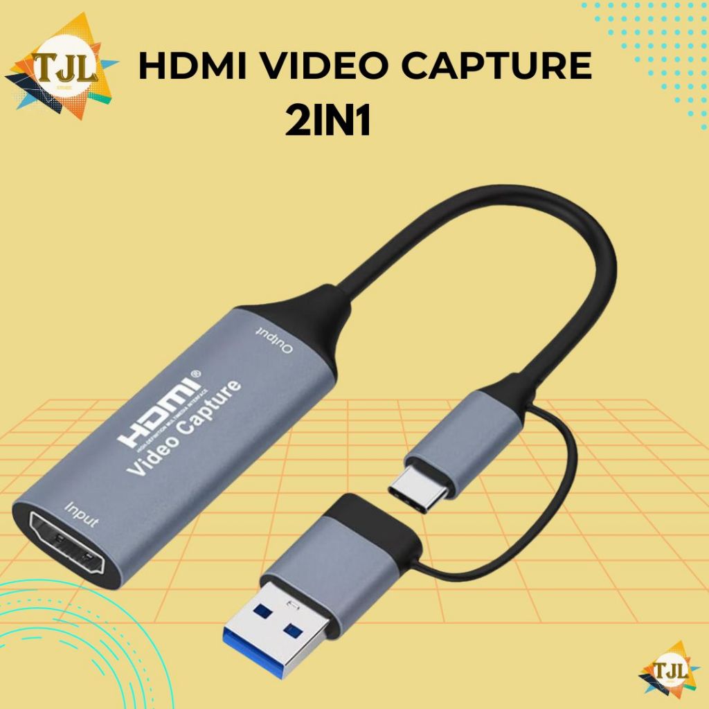 Jual HDMI Video Capture Card USB 3.0 Type C 2IN1 Perekam camera ...