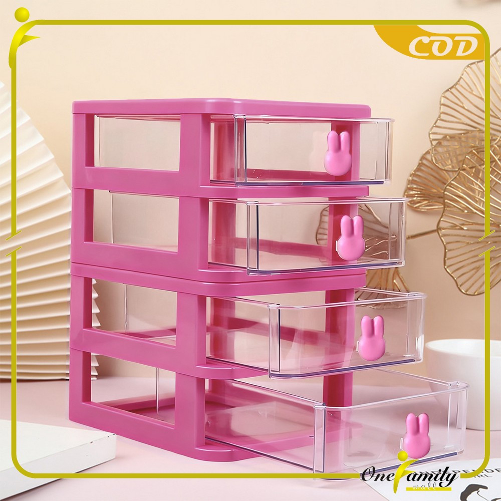 Jual ONE-K152 Rak Meja Laci Penyimpanan Rak Susun Makeup Storage ...