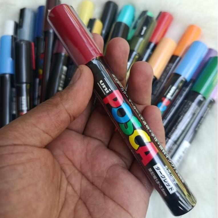 Jual UNI POSCA PAINT MARKER PC5, SPIDOL POSCA. | Shopee Indonesia