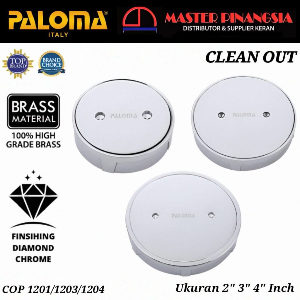 Jual PALOMA Clean Out Tutup Saluran Air Tutup Bak Control Kontrol ...