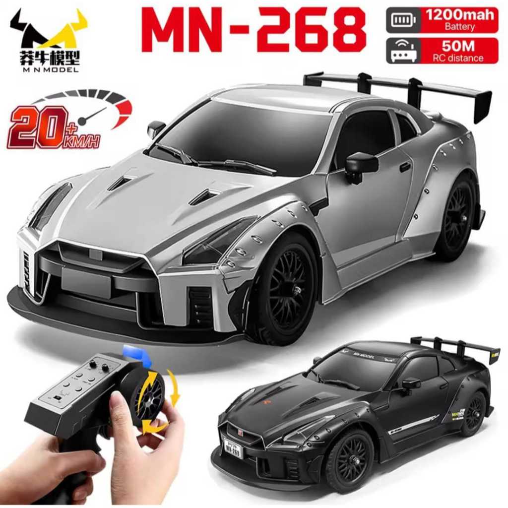 Jual RC Drift MN268 GTR R35 Mobil Balap Drift Kompetisi 1/16 ...