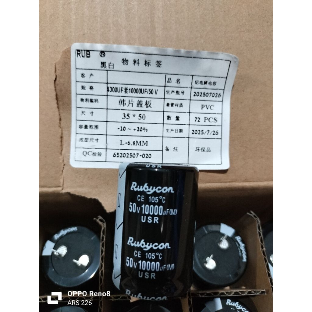 Jual Elco Rubycon hitam 10.000uf 50v USR | Shopee Indonesia