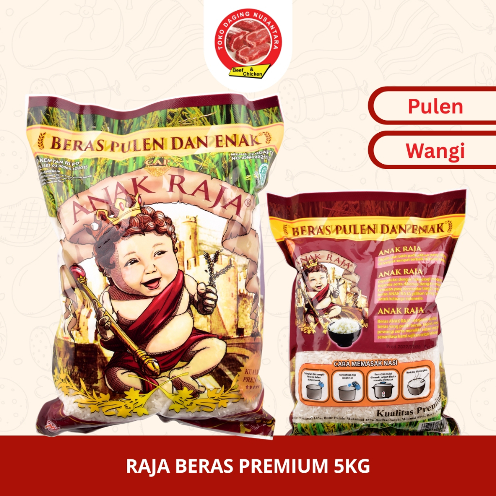 Jual TOP ANAK RAJA BERAS PULEN WANGI 5KG | Shopee Indonesia