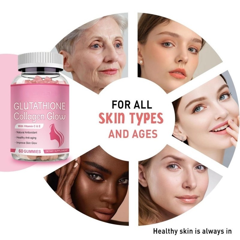 Jual KIRKLAND Glutathione Collagen Supplement for Antioxidant Support, Skin  Brightening, Anti Aging Gummies 60pcs | Shopee Indonesia