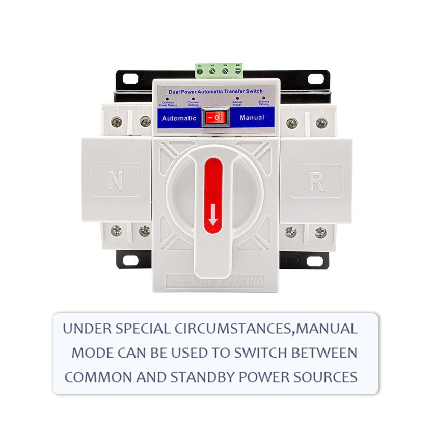 Jual 2P63A Automatic Transfer Api Switch ATS Kekuasaan Ganda 63A 2P ...