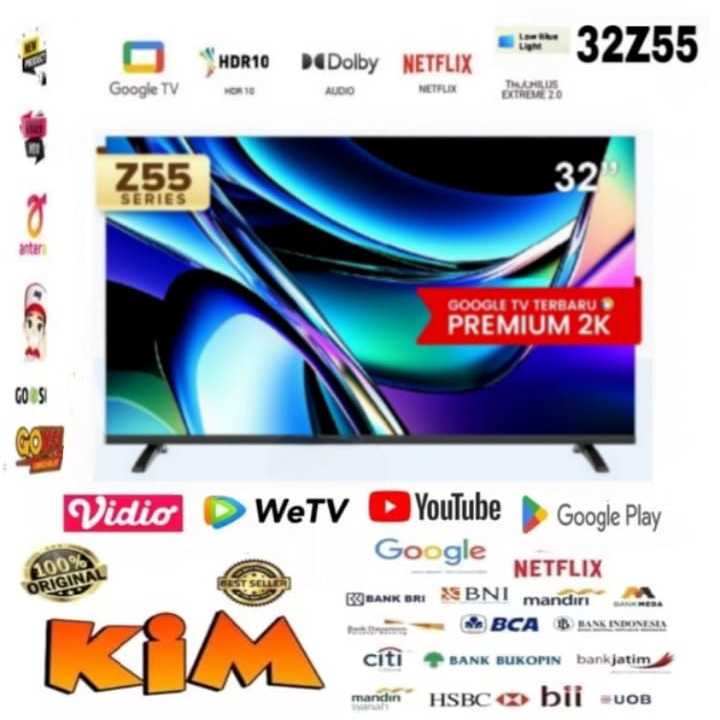 Jual NEW 2025!! COOCAA 32Z55 Google TV 32 Inch - 2K HDR 10 - Eye Care 5 ...